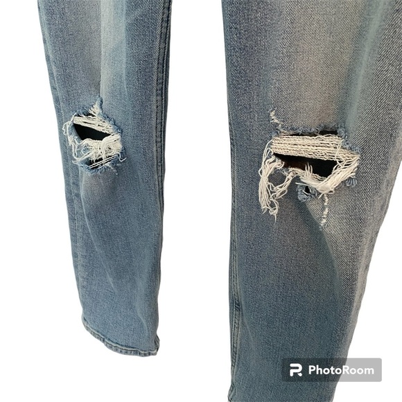 Re/Done Distressed 5-Pocket 5-Button Jeans Sz 27 Redone - Picture 3 of 8